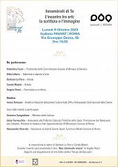 Innamo'rati di te l'incontro tra arti: la scrittura e l'immagine